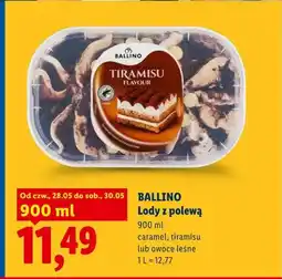 Lidl Lody z polewą Ballino oferta