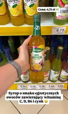 Dino Syrop owoce egzotyczne Herbapol oferta