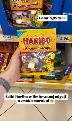 Dino Żelki Haribo Mhmmaracuja o smaku marakui limitowana edycja oferta