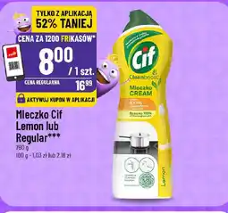 Polomarket Cif Mleczko Lemon lub Regular oferta