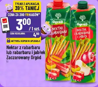 Zaczarowany Ogród Nektar z rabarbaru lub rabarbaru i jabłek