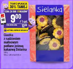 Polomarket Sielanka Ciastka z nadzieniem malinowym podlane polewą kakaową oferta