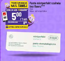 Polomarket Ziaja Pasta mintperfekt szałwia bez fluoru oferta