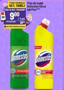Polomarket Domestos Płyn do toalet Citrus lub Pine oferta