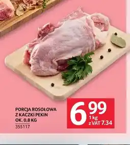 Selgros Porcja rosołowa z kaczki pekin oferta