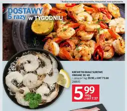 Selgros Krewetki białe surowe obrane 30-40 oferta