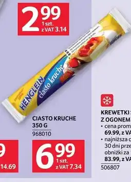 Selgros Henglein Ciasto kruche oferta