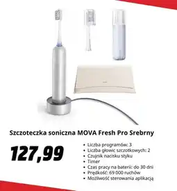 Media Markt Szczoteczka soniczna MOVA Fresh Pro Srebrny oferta