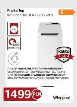 Kakto Pralka Top Whirlpool NTDLR7220SSPLN oferta