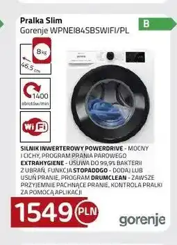 Kakto Pralka Slim Gorenje WPNEI84SBSWIFI/PL oferta