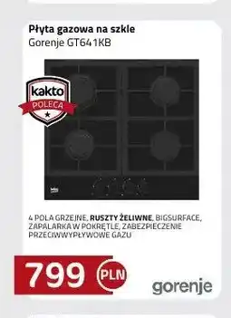 Kakto Płyta gazowa na szkle Gorenje GT641KB oferta