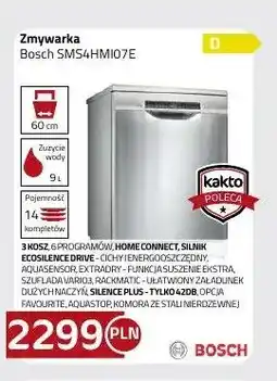 Kakto Zmywarka Bosch SMS4HMI07E oferta