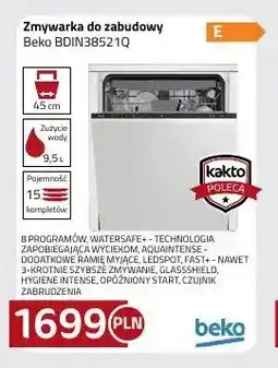 Kakto Zmywarka do zabudowy Beko BDIN38521Q oferta