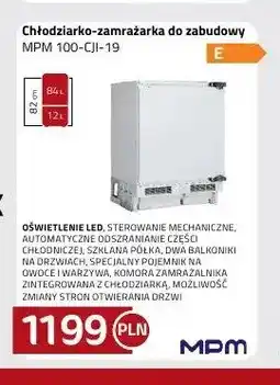 Kakto Chłodziarko-zamrażarka do zabudowy MPM 100-CJI-19 oferta