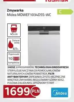 Kakto Zmywarka Midea MDWEF1034DSS-WC oferta