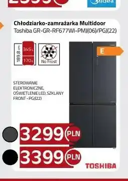 Kakto Chłodziarko-zamrażarka Multidoor Toshiba GR-GR-RF677WI-PMJ(06)/PGJ(22) oferta