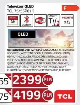 Kakto Telewizor QLED TCL 55P81K oferta