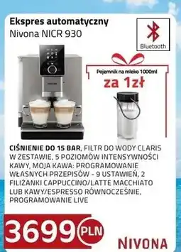 Kakto Ekspres automatyczny Nivona NICR 930 oferta