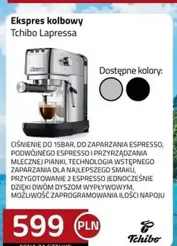 Kakto Ekspres kolbowy Tchibo Lapressa oferta