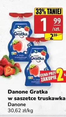 API MARKET Gratka w saszetce truskawka Danone oferta