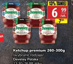 API MARKET Ketchup premium Develey 0% dodatku cukru oferta