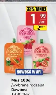 API MARKET Mus maliny jabłka Dawtona oferta