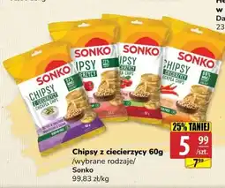 API MARKET Chipsy z ciecierzycy grzyby w śmietanie Sonko oferta