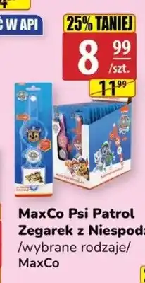 API MARKET Zegarek z niespodzianką MaxCo Psi Patrol oferta