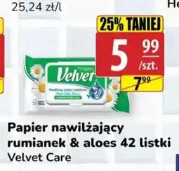 API MARKET Papier nawilżający Velvet rumianek & aloes oferta