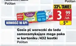 API MARKET Woreczki do lodu samozamykające mega paka w kartoniku Gosia oferta