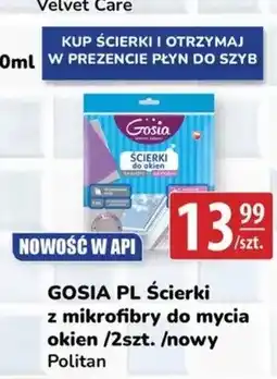 API MARKET Ścierki z mikrofibry do mycia okien Gosia oferta