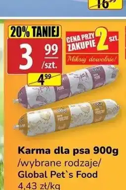 API MARKET Karma dla psa Global Pet's Food oferta