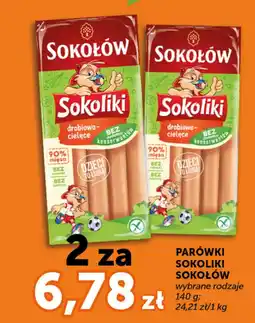 Groszek Sokołów Parówki Sokoliki oferta