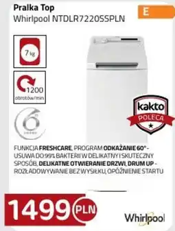 Kakto Whirlpool Pralka Top NTDLR7220SSPLN oferta