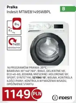 Kakto Indesit Pralka MTWE81495WBPL oferta