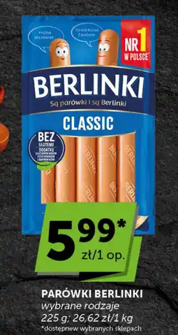 Groszek Berlinki Parówki oferta