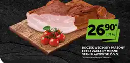 Groszek Zakłady Mięsne Stanisławów Boczek wędzony parzony extra oferta