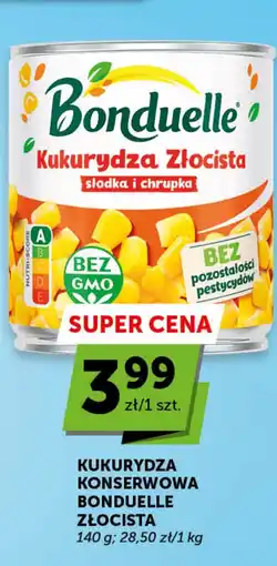 Groszek Bonduelle Kukurydza konserwowa złocista oferta
