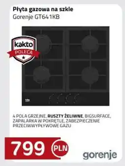 Kakto Gorenje Płyta gazowa na szkle GT641KB oferta