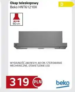 Kakto Beko Okap teleskopowy HNT61210X oferta