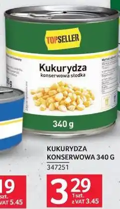 Selgros Topseller Kukurydza konserwowa oferta