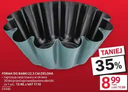 Selgros Forma do babki 22,5 cm zielona oferta