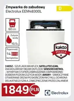 Kakto Electrolux Zmywarka do zabudowy EEM48300L oferta