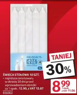 Selgros Świeca stołowa 10 szt oferta