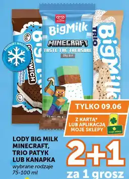 ABC LODY BIG MILK MINECRAFT, TRIO PATYK LUB KANAPKA oferta