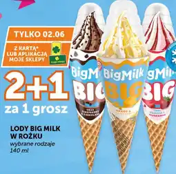 ABC Big Milk Lody w rożku wybrane rodzaje oferta