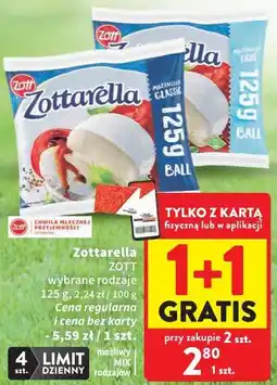 Intermarche Zottarella Zott oferta