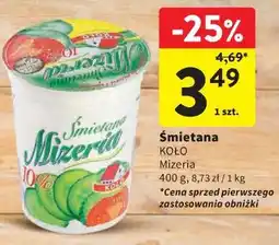 Intermarche Śmietana KOŁO Mizeria oferta