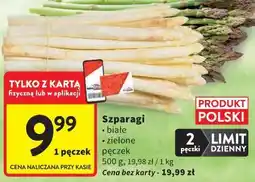 Intermarche Szparagi białe / zielone oferta