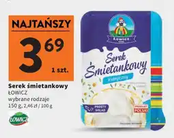 Intermarche Serek śmietankowy Łowicz oferta